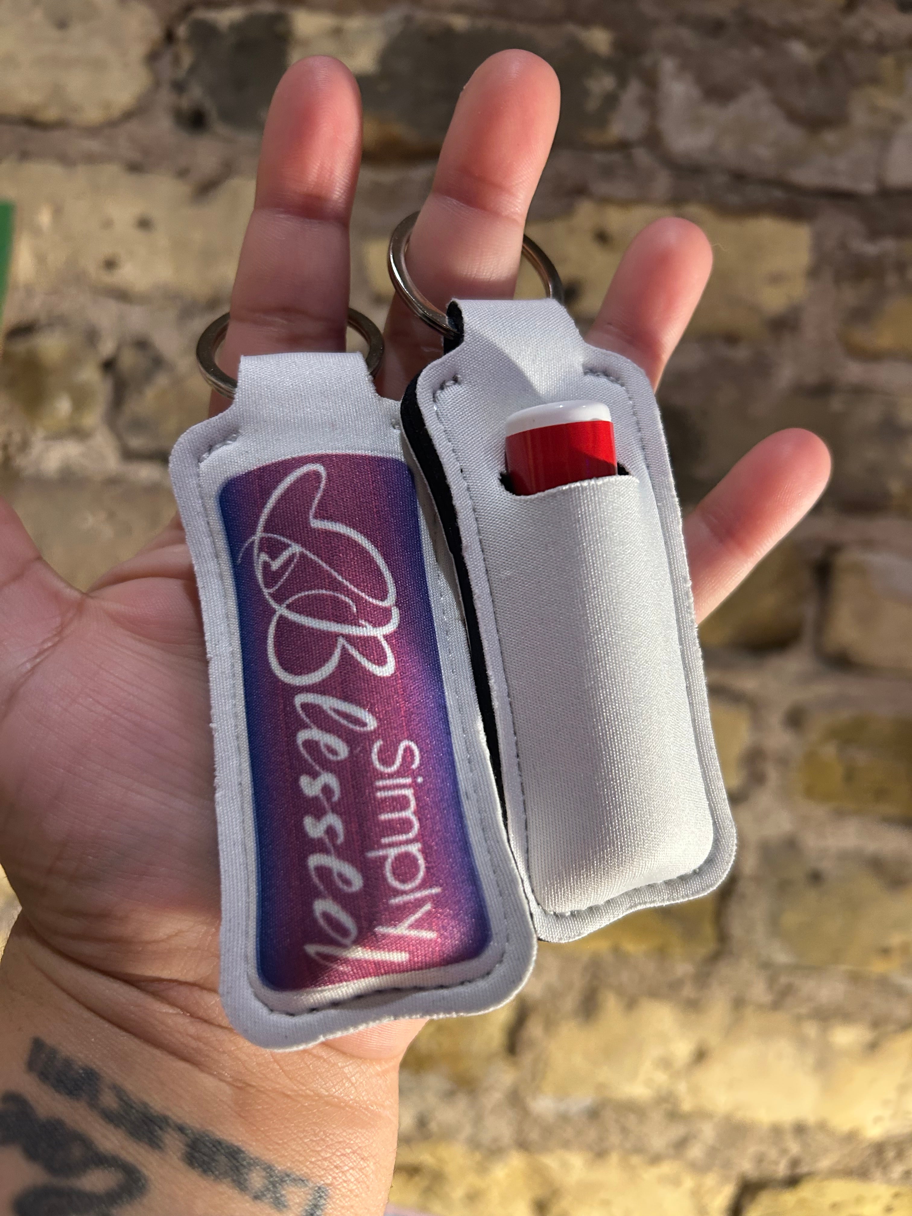 Lipbalm keychain personalized
